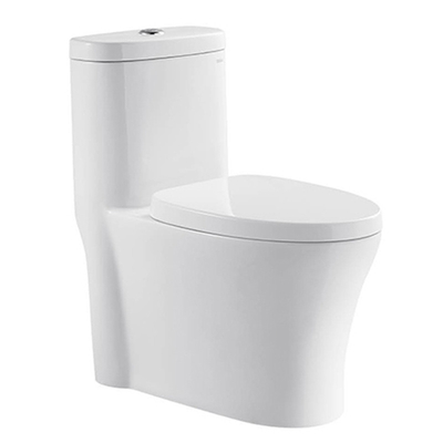 शक्तिशाली दोहरी फ्लश के साथ अमेरिकी मानक आराम ऊंचाई सफेद बाथरूम शौचालय