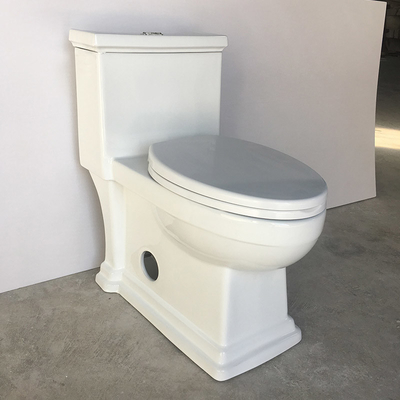 विकलांग अमेरिकी मानक एडीए लम्बी शौचालय 1 टुकड़ा जल संरक्षण