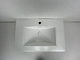 24 इंच बाथरूम कैबिनेट सिंगल होल सिंक बेसिन चिपिंग और स्क्रैचिंग का प्रतिरोध करता है