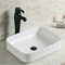 15 इंच वेसल सिरेमिक बाथरूम सिंक बाउल दाग प्रतिरोधी हाथ धो सफेद