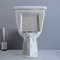 विस्तारित 2 टुकड़ा शौचालय वाटरसेंस वाणिज्यिक शौचालय शीतल बंद पीपी सीट