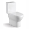 ड्यूल फ्लश टू पीस राउंड टॉयलेट छोटे बाथरूम के लिए टॉप फ्लश बटन