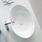 हीट काउंटर टॉप बाथरूम सिंक चिपिंग स्क्रैच वॉश बेसिन ओवल शेप के प्रतिरोधी