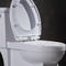 एक टुकड़ा लम्बी स्कर्ट वाला शौचालय 1.6 जीपीएफ सिफोनिक फ्लशिंग शौचालय सफेद