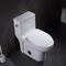 सॉफ्ट क्लोजिंग सीट 1.28gpf / 4.8lpf . के साथ दोहरी फ्लश लम्बी एक टुकड़ा शौचालय