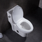 सॉफ्ट क्लोजिंग सीट 1.28gpf / 4.8lpf . के साथ दोहरी फ्लश लम्बी एक टुकड़ा शौचालय