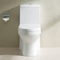 सफेद स्नानघर शौचालय सिंगल फ्लश लम्बी स्कर्ट वाला एक टुकड़ा शौचालय बाउल साइफन